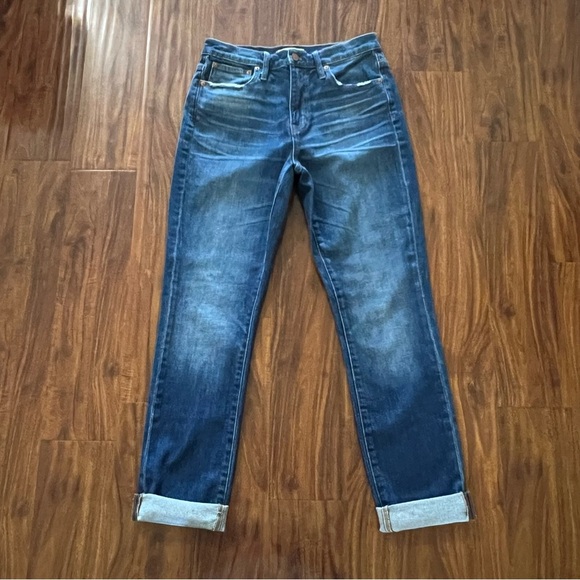 Madewell High Rise Slim Boyjean Milton Wash size 26 - Picture 3 of 16